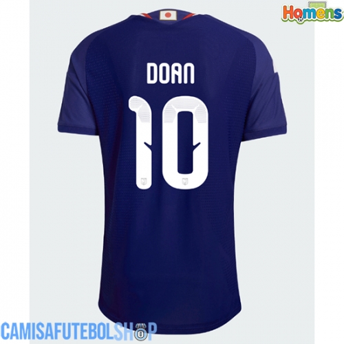 Camisa de time de futebol Japão Ritsu Doan #10 Replicas 1º Equipamento Mundo 2026 Manga Curta